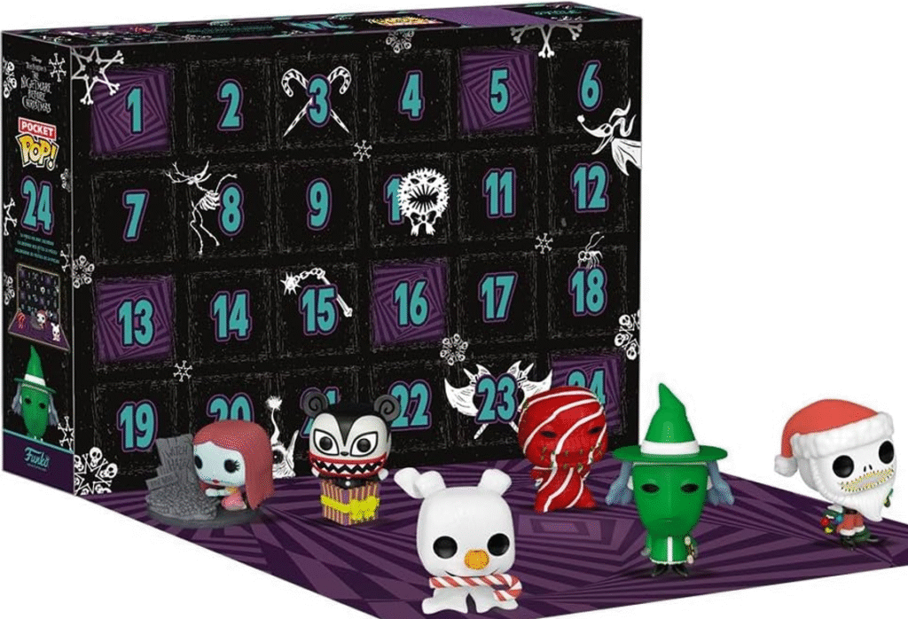 Funko Pop! Countdown Calendar: The Nightmare Before Christmas - 24 Days of Surprises - Collectible Vinyl Mini Figures - Mystery Box - Gift Idea - Holiday Present - Christmas or Birthday Countdown