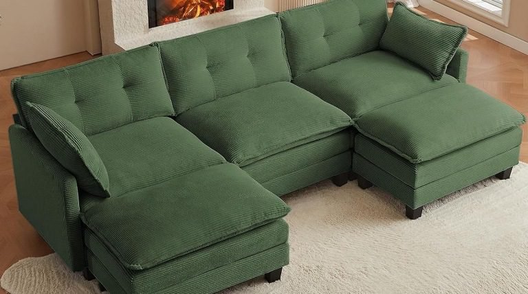 12 Best 3-Seater U-Shaped Sectional Couches with Ottoman for Modern Apartment Living Rooms, U-Shaped Modular Cloud Sofas, and Sectional Couches with Ottoman. 3 Seater Deep Seat Couch for Living Room
