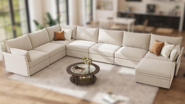 13 Best U-Shaped Modular Sectional Sofas (8–10 Seater) with Chenille Upholstery for Large Living Rooms, U-Shaped Couch Sectional Sofas (8-10 Seater)---Part 2 --Sleeper Sofa with Ottoman, Sleeper Couch with Storage, Corduroy Sofa, Oversized Modular Sectional Sofa, 9-Seater, 8-Seater, 10-Seater