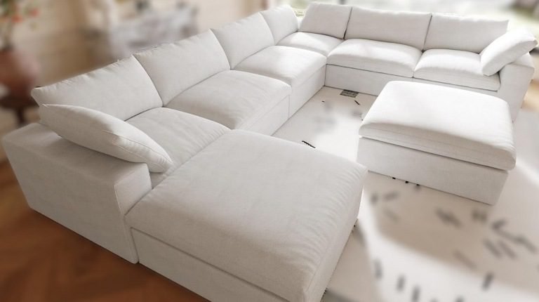12 Comfy U-Shaped Cloud Couch Sectional Sofas (8–10 Seater)—Deep Seat Sofa for Modern Homes