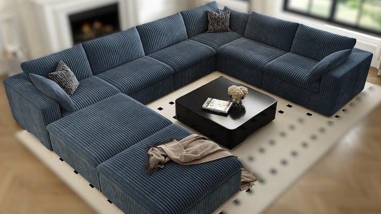 12 Comfy U-Shaped Cloud Couch Sectional Sofas (8–10 Seater)—Deep Seat Sofa for Modern Homes