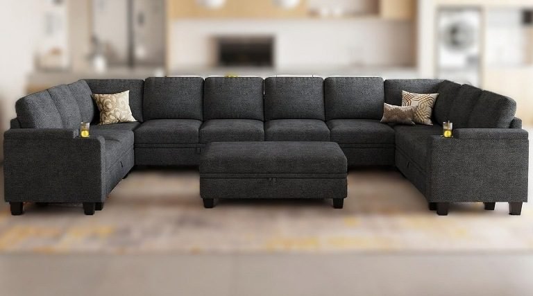 12 Comfy U-Shaped Cloud Couch Sectional Sofas (8–10 Seater)—Deep Seat Sofa for Modern Homes
