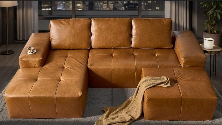 12 Modern U-Shaped Sectional Sofas (4 Seater) – Best Chenille Cloud Couch for Living Room Furniture