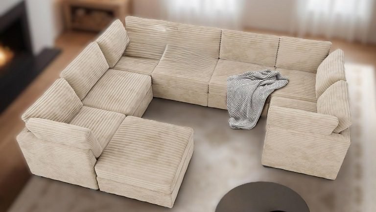 13 Best U-Shaped Modular Sectional Sofas (8–10 Seater) with Chenille Upholstery for Large Living Rooms, U-Shaped Couch Sectional Sofas (8-10 Seater)---Part 2 --Sleeper Sofa with Ottoman, Sleeper Couch with Storage, Corduroy Sofa, Oversized Modular Sectional Sofa, 9-Seater, 8-Seater, 10-Seater