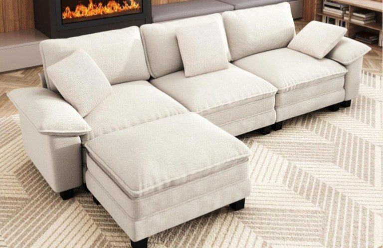 Sectional Couch Sectional Sofa
L-Shaped Couch L-Shape Sofa
Modular Sectional Sofa
3 Seater Sofa
Corduroy Fabric Couch
Beige Sofa / White Sofa / Black Sofa
Small Couch for Apartments / Office
Modern Sofa for Living Room / Bedroom
Small sectional couch with corduroy fabric for apartments