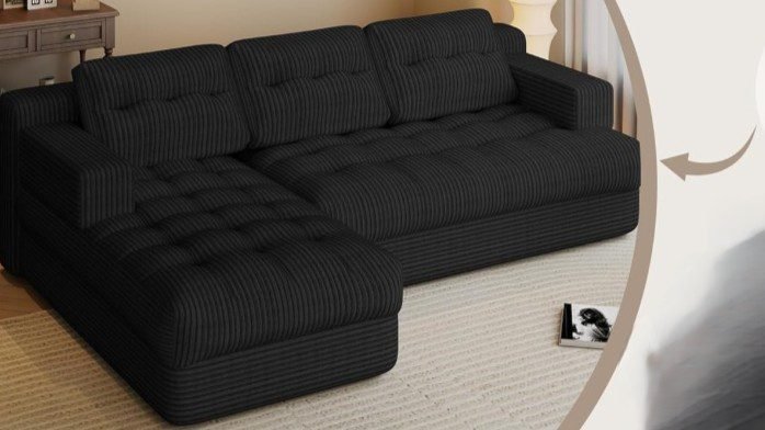 Sectional Couch Sectional Sofa
L-Shaped Couch L-Shape Sofa
Modular Sectional Sofa
3 Seater Sofa
Corduroy Fabric Couch
Beige Sofa / White Sofa / Black Sofa
Small Couch for Apartments / Office
Modern Sofa for Living Room / Bedroom
Small sectional couch with corduroy fabric for apartments