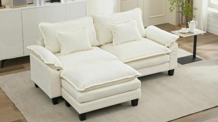 Sectional Couch Sectional Sofa
L-Shaped Couch L-Shape Sofa
Modular Sectional Sofa
3 Seater Sofa
Corduroy Fabric Couch
Beige Sofa / White Sofa / Black Sofa
Small Couch for Apartments / Office
Modern Sofa for Living Room / Bedroom
Small sectional couch with corduroy fabric for apartments